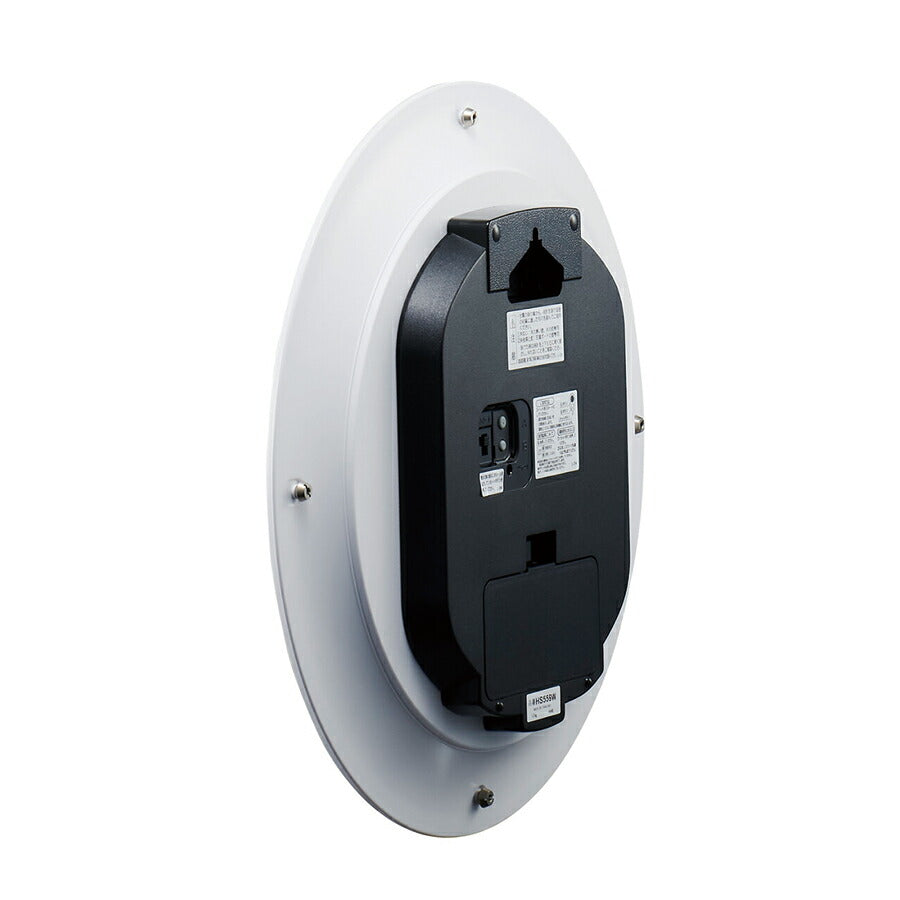 セイコー エムブレム 電波 掛け時計 HS559W クオーツ 電池式 クロック