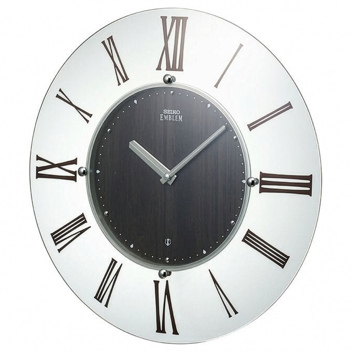 セイコー エムブレム 電波 掛け時計 HS560B クオーツ 電池式 クロック