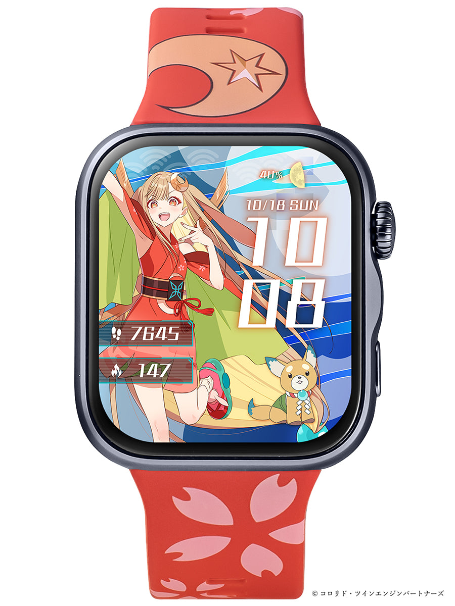 ギャラック 映画『超かぐや姫！』 コラボレーション グッズ かぐや スマートウォッチ アクリルスタンド HUC-CK-FT5-K AS-CK-K