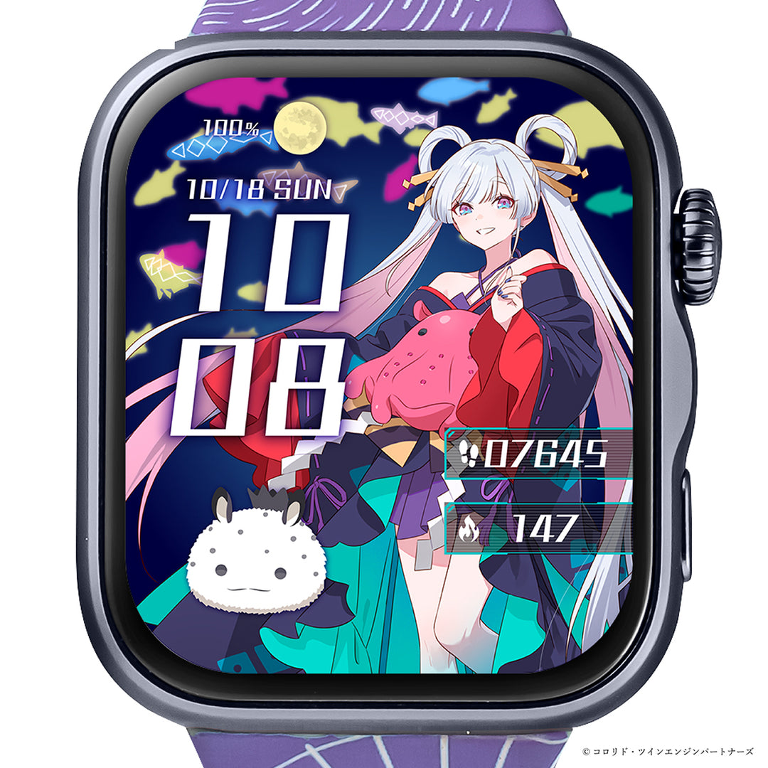 ギャラック 映画『超かぐや姫！』 コラボレーション グッズ 月見ヤチヨ スマートウォッチ アクリルスタンド HUC-CK-FT5-Y AS-CK-Y