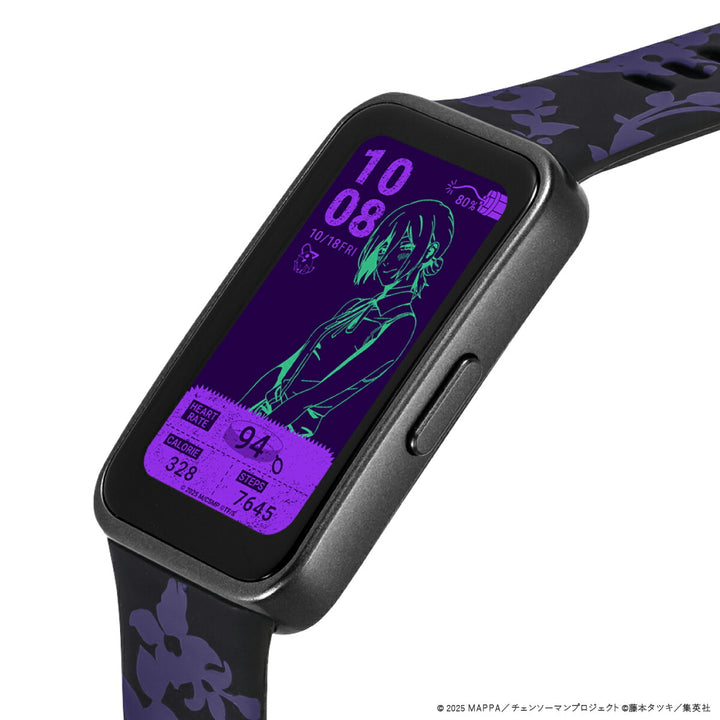 ギャラック スマートウォッチ チェンソーマン コラボレーションモデル レゼ HUC-CM-BD10-R メンズ レディース シリコンバンド