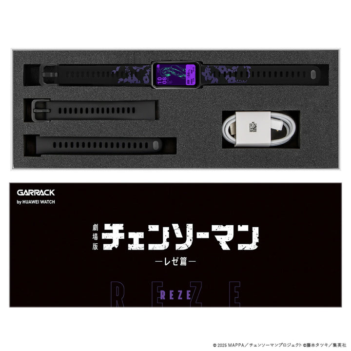 ギャラック スマートウォッチ チェンソーマン コラボレーションモデル レゼ HUC-CM-BD10-R メンズ レディース シリコンバンド