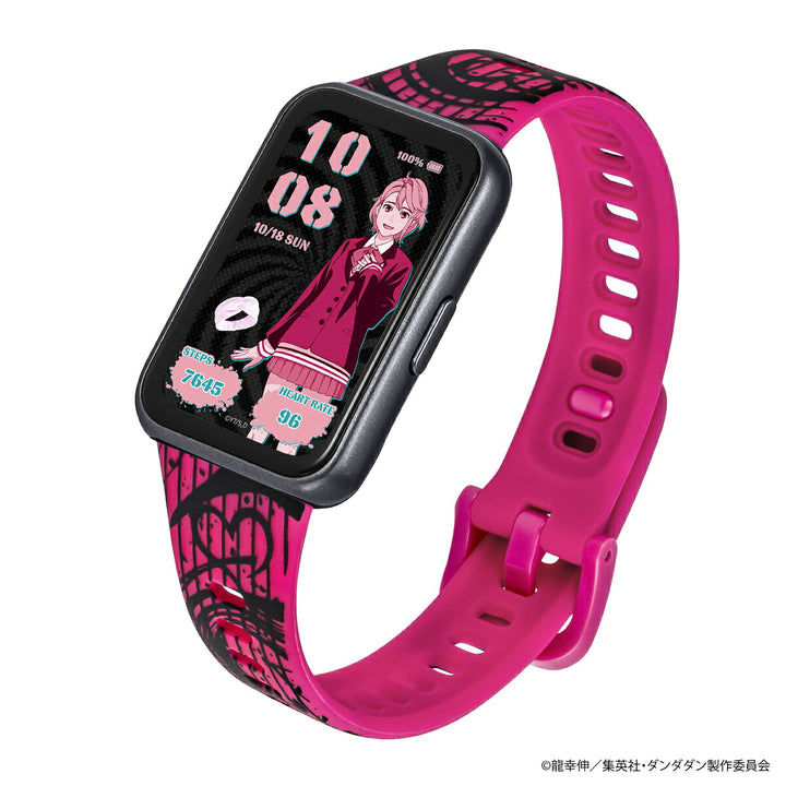 ギャラック スマートウォッチ TVアニメ『ダンダダン』 コラボレーションモデル アイラ HUC-DD-BD11-SA メンズ レディース シリコンバンド