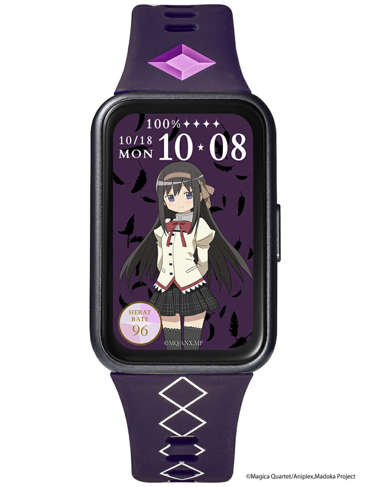 ギャラック スマートウォッチ 『劇場版 魔法少女まどか☆マギカ〈ワルプルギスの廻天〉』 コラボレーションモデル 暁美ほむら HUC-MM-BD11-AH