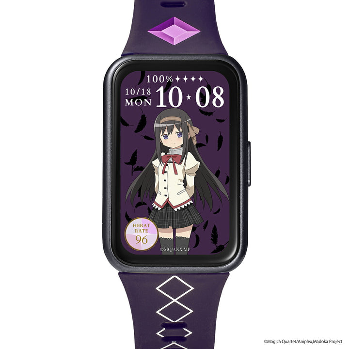 ギャラック スマートウォッチ 『劇場版 魔法少女まどか☆マギカ〈ワルプルギスの廻天〉』 コラボレーションモデル 暁美ほむら HUC-MM-BD11-AH
