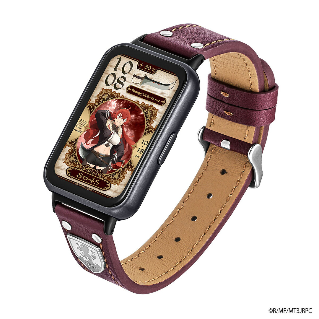 ギャラック スマートウォッチ アニメ「無職転生 ～異世界行ったら本気だす～」 コラボレーションモデル エリス HUC-MT-BD11-E メンズ レディース 革ベルト