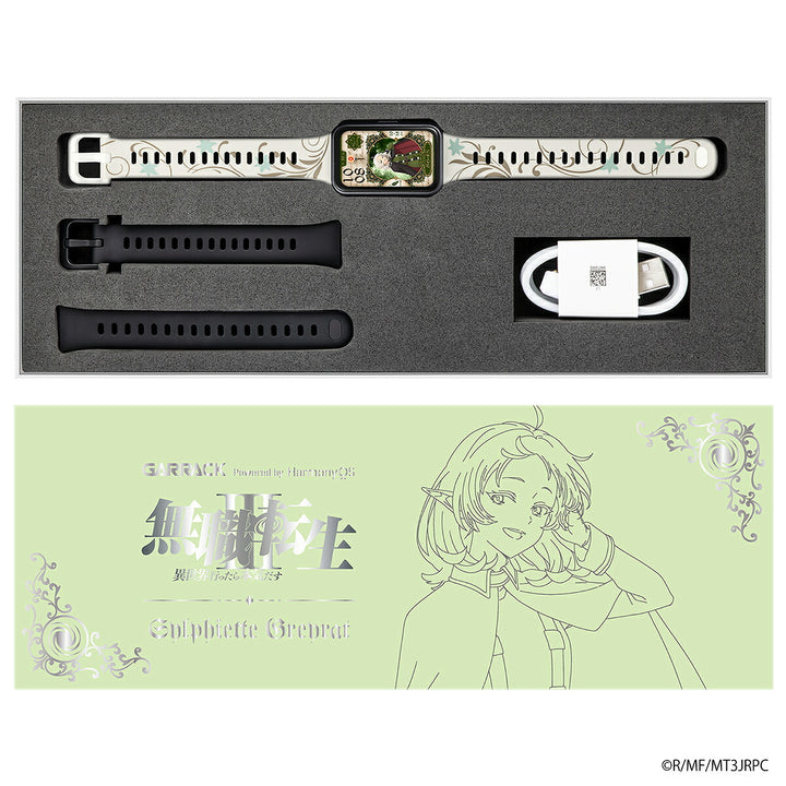 ギャラック スマートウォッチ アニメ「無職転生 ～異世界行ったら本気だす～」 コラボレーションモデル シルフィエット HUC-MT-BD11-S メンズ レディース シリコンバンド