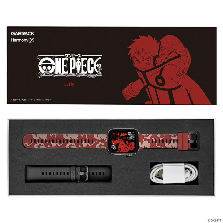 ギャラック スマートウォッチ ワンピース コラボレーションモデル モンキー・D・ルフィ HUC-OP-FT3-L メンズ レディース シリコンバンド レッド グッズ