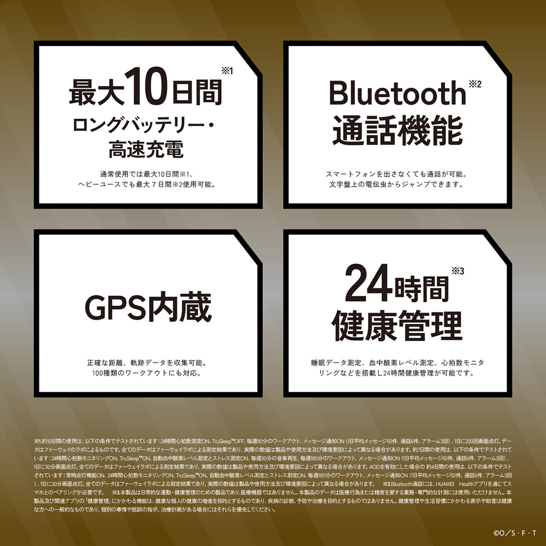 ギャラック スマートウォッチ ワンピース コラボレーションモデル ロロノア・ゾロ HUC-OP-FT3-Z メンズ レディース シリコンバンド グリーン グッズ