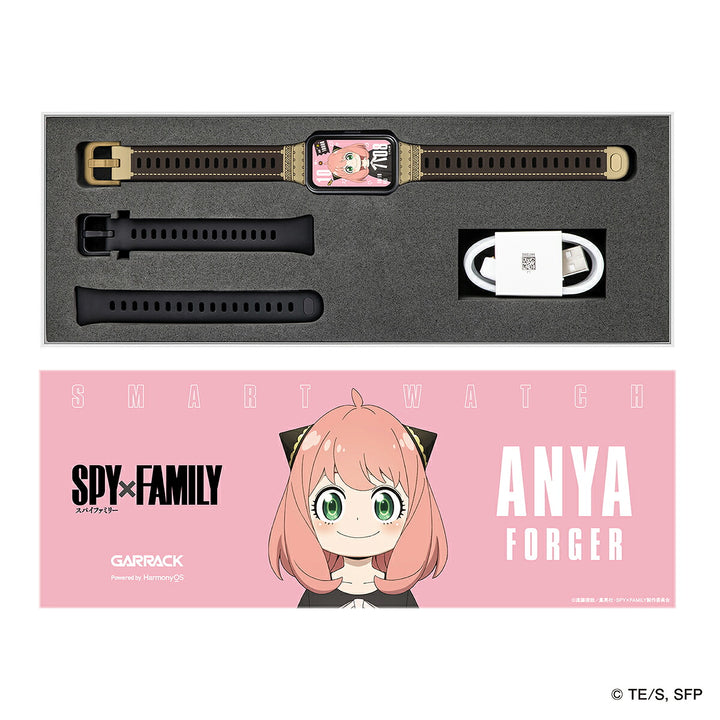 ギャラック スマートウォッチ SPY×FAMILY スパイファミリー コラボレーションモデル アーニャ・フォージャー HUC-SF-BD11-A メンズ レディース シリコンバンド