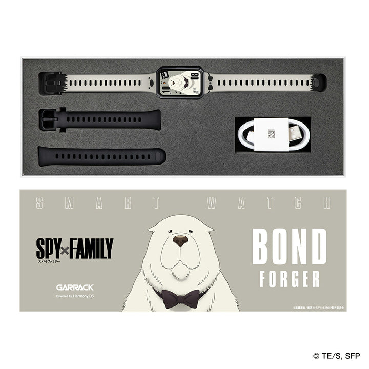 ギャラック スマートウォッチ SPY×FAMILY スパイファミリー コラボレーションモデル ボンド・フォージャー HUC-SF-BD11-B メンズ レディース シリコンバンド