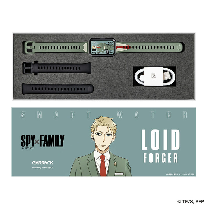 ギャラック スマートウォッチ SPY×FAMILY スパイファミリー コラボレーションモデル ロイド・フォージャー HUC-SF-BD11-L メンズ レディース シリコンバンド
