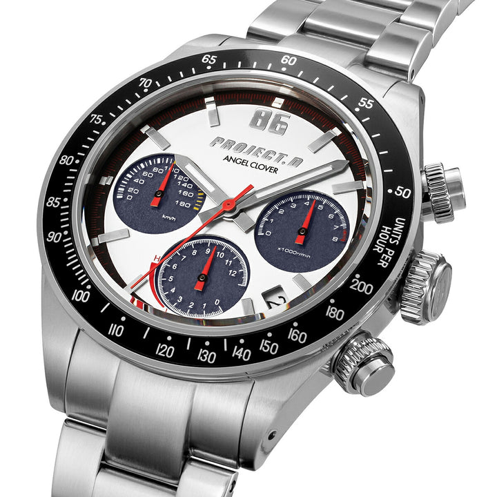 エンジェルクローバー 頭文字D 30周年記念 コラボレーションモデル 藤原拓海 TOYOTA AE86 IN40-AE86 メンズ ソーラー クロノグラフ