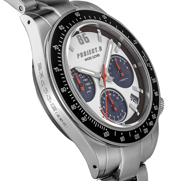 エンジェルクローバー 頭文字D 30周年記念 コラボレーションモデル 藤原拓海 TOYOTA AE86 IN40-AE86 メンズ ソーラー クロノグラフ