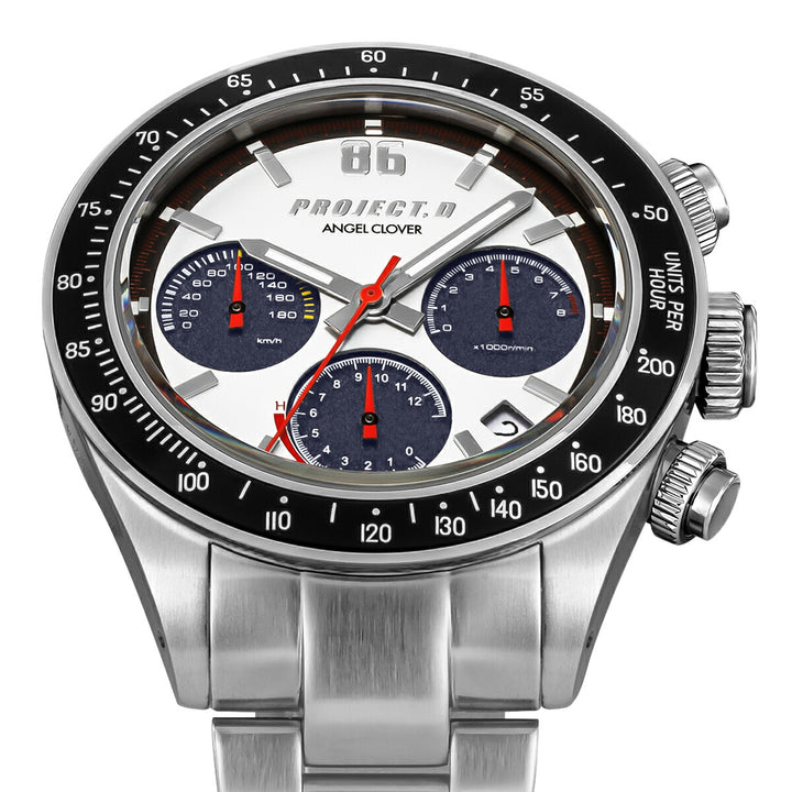 エンジェルクローバー 頭文字D 30周年記念 コラボレーションモデル 藤原拓海 TOYOTA AE86 IN40-AE86 メンズ ソーラー クロノグラフ