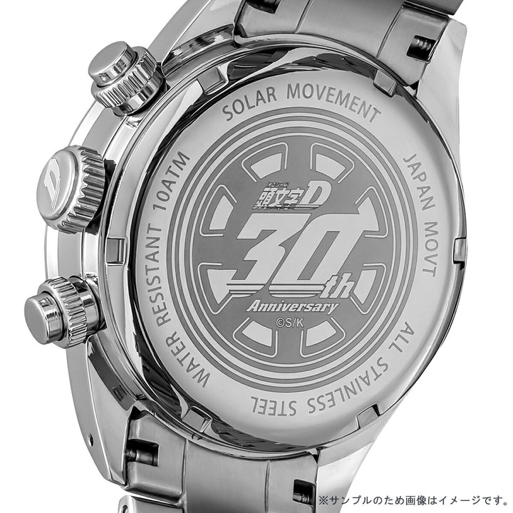 エンジェルクローバー 頭文字D 30周年記念 コラボレーションモデル 藤原拓海 TOYOTA AE86 IN40-AE86 メンズ ソーラー クロノグラフ