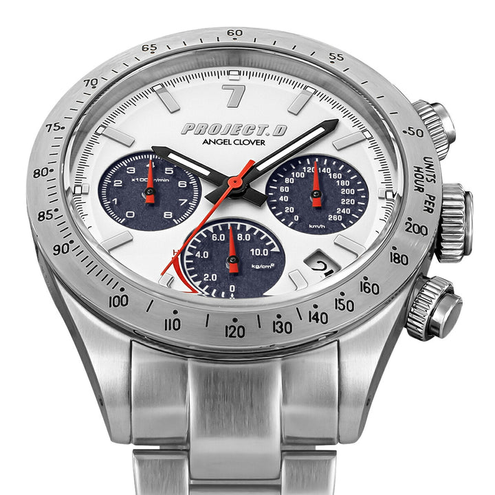 エンジェルクローバー 頭文字D 30周年記念 コラボレーションモデル 高橋涼介 MAZDA FC3S RX-7 IN40-FC3S メンズ ソーラー クロノグラフ