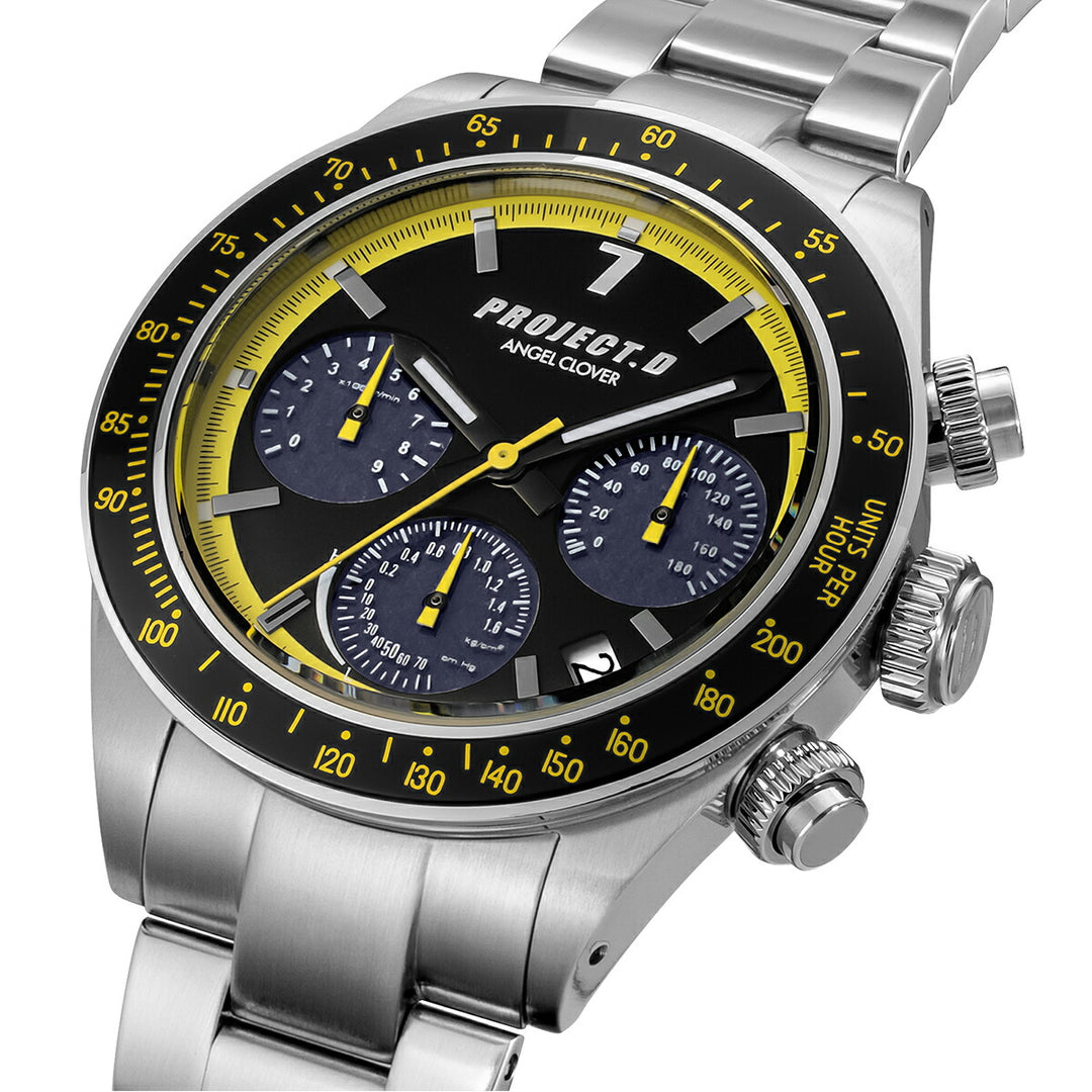 エンジェルクローバー 頭文字D 30周年記念 コラボレーションモデル 高橋啓介 MAZDA FD3S RX-7 IN40-FD3S メンズ ソーラー クロノグラフ