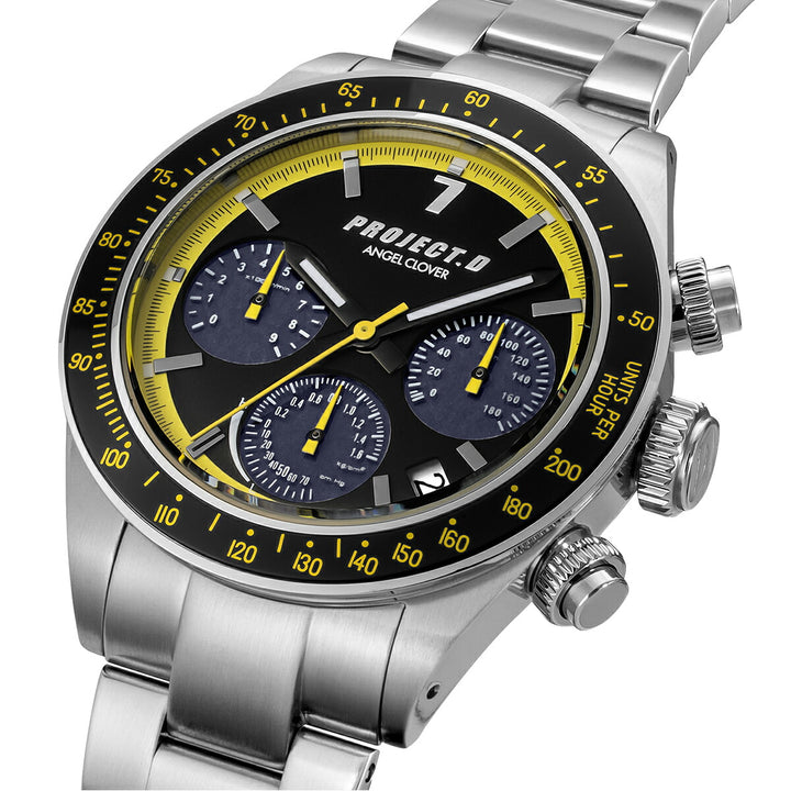 エンジェルクローバー 頭文字D 30周年記念 コラボレーションモデル 高橋啓介 MAZDA FD3S RX-7 IN40-FD3S メンズ ソーラー クロノグラフ