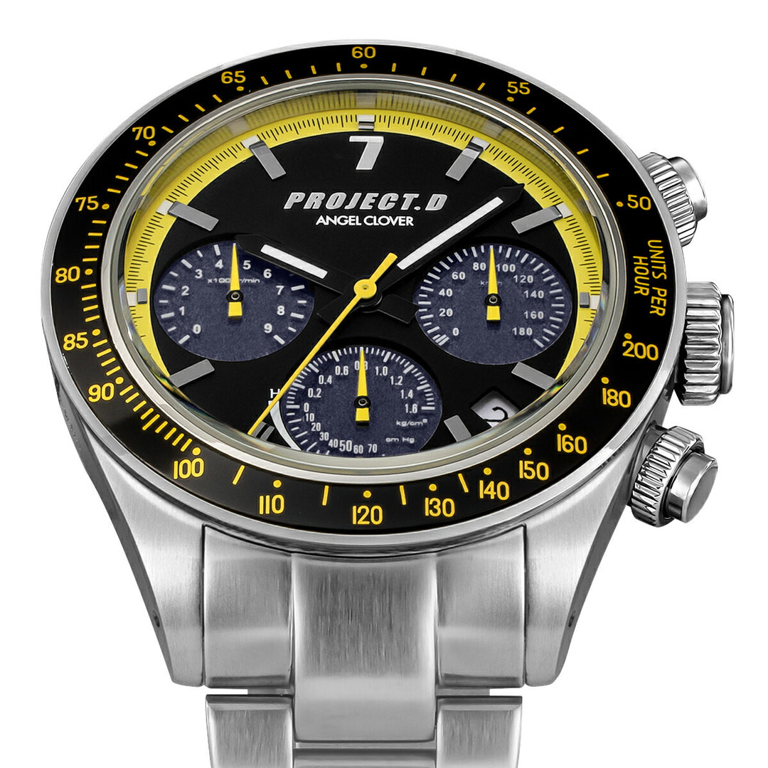 エンジェルクローバー 頭文字D 30周年記念 コラボレーションモデル 高橋啓介 MAZDA FD3S RX-7 IN40-FD3S メンズ ソーラー クロノグラフ