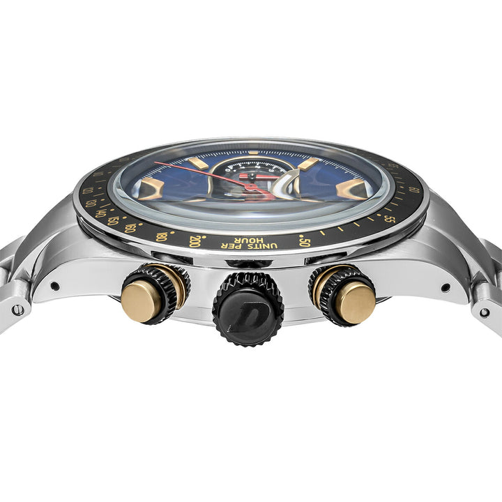 エンジェルクローバー 頭文字D 30周年記念 コラボレーションモデル 藤原文太 SUBARU IMPREZA WRX GC8 typeR STi IN40-GC8 メンズ ソーラー クロノグラフ