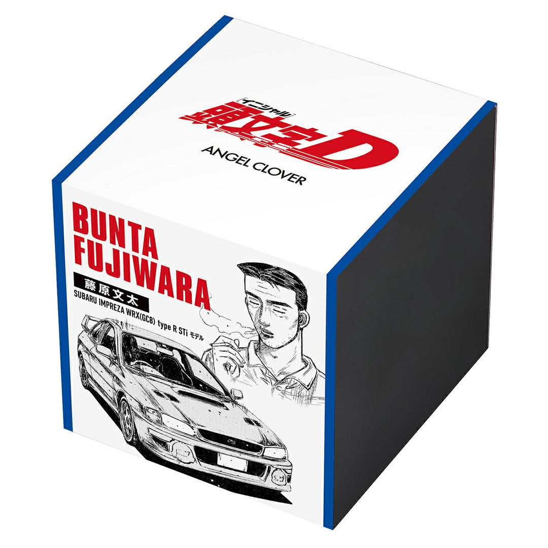 エンジェルクローバー 頭文字D 30周年記念 コラボレーションモデル 藤原文太 SUBARU IMPREZA WRX GC8 typeR STi IN40-GC8 メンズ ソーラー クロノグラフ