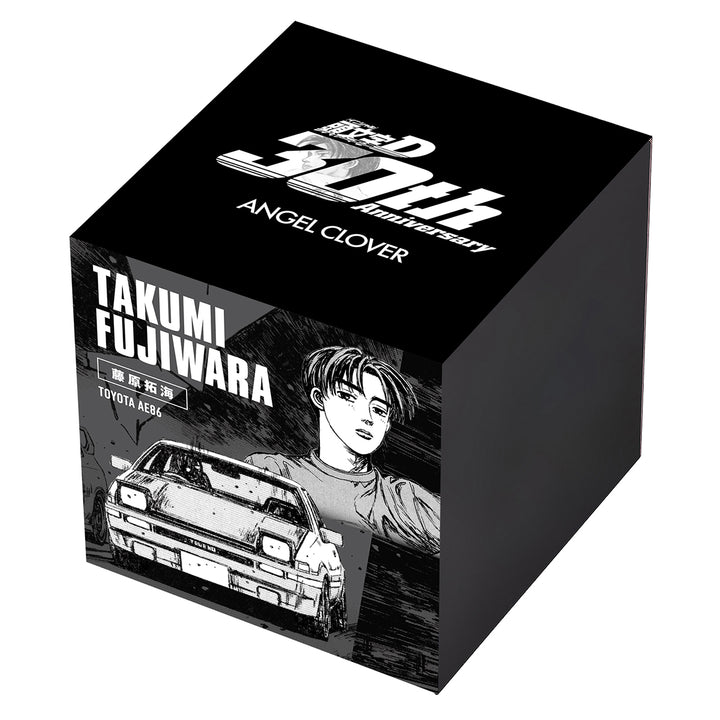 エンジェルクローバー 頭文字D 30周年記念 コラボレーションモデル 藤原拓海 TOYOTA AE86 IN45-AE86 メンズ 機械式 自動巻き スケルトン 革ベルト