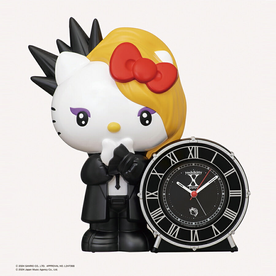 yoshikitty ヨシキティ おしゃべり目覚まし時計 JF385A 置き時計 電池