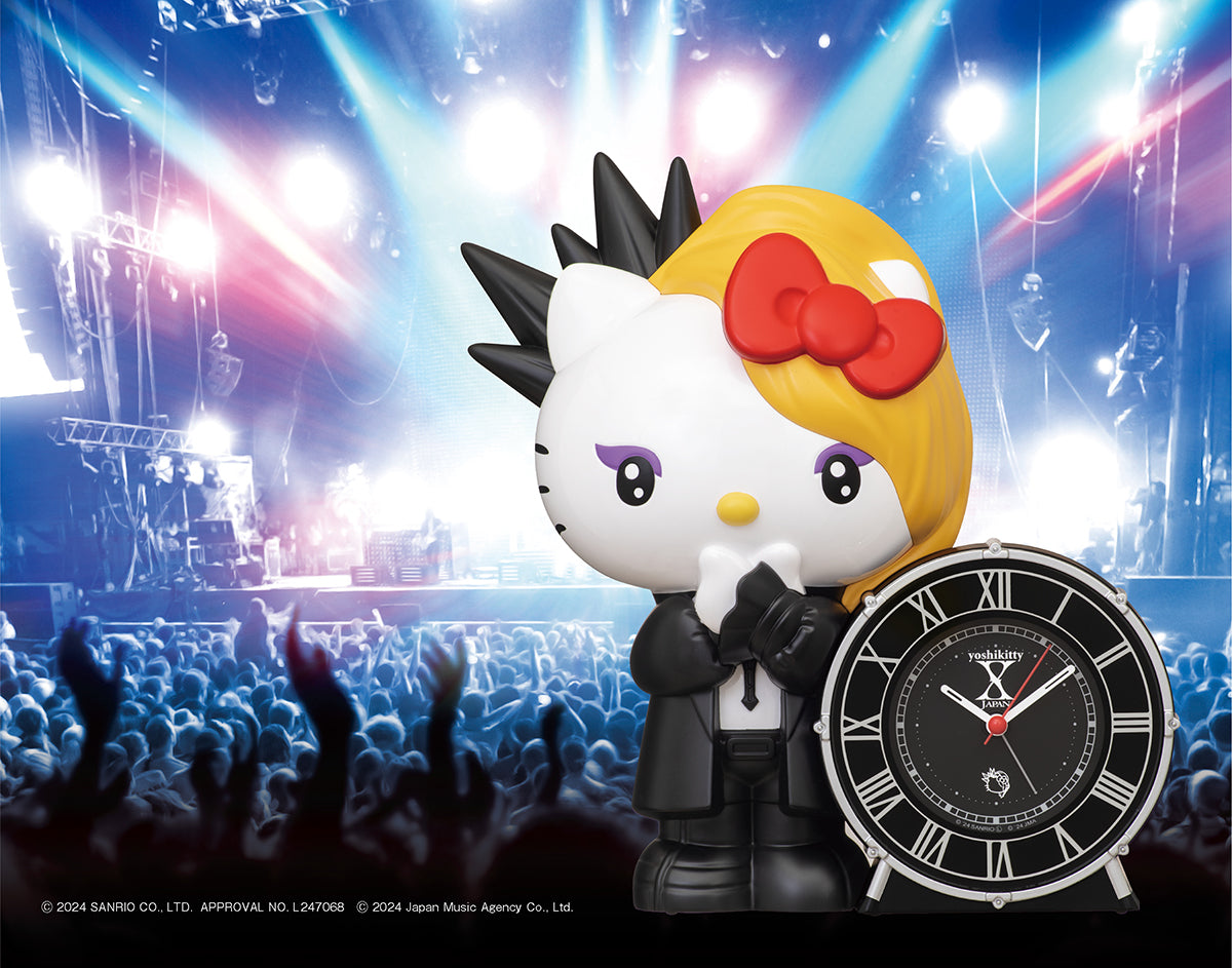 yoshikitty ヨシキティ おしゃべり目覚まし時計 JF385A 置き時計 電池式 アラーム
