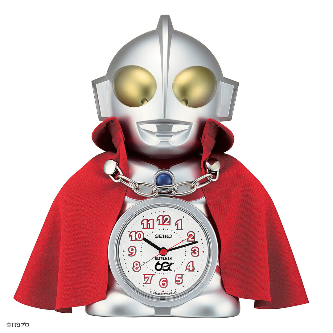 セイコー クロック ウルトラマン 60周年記念 限定モデル オシャベリ目ザマシ時計 JF860A