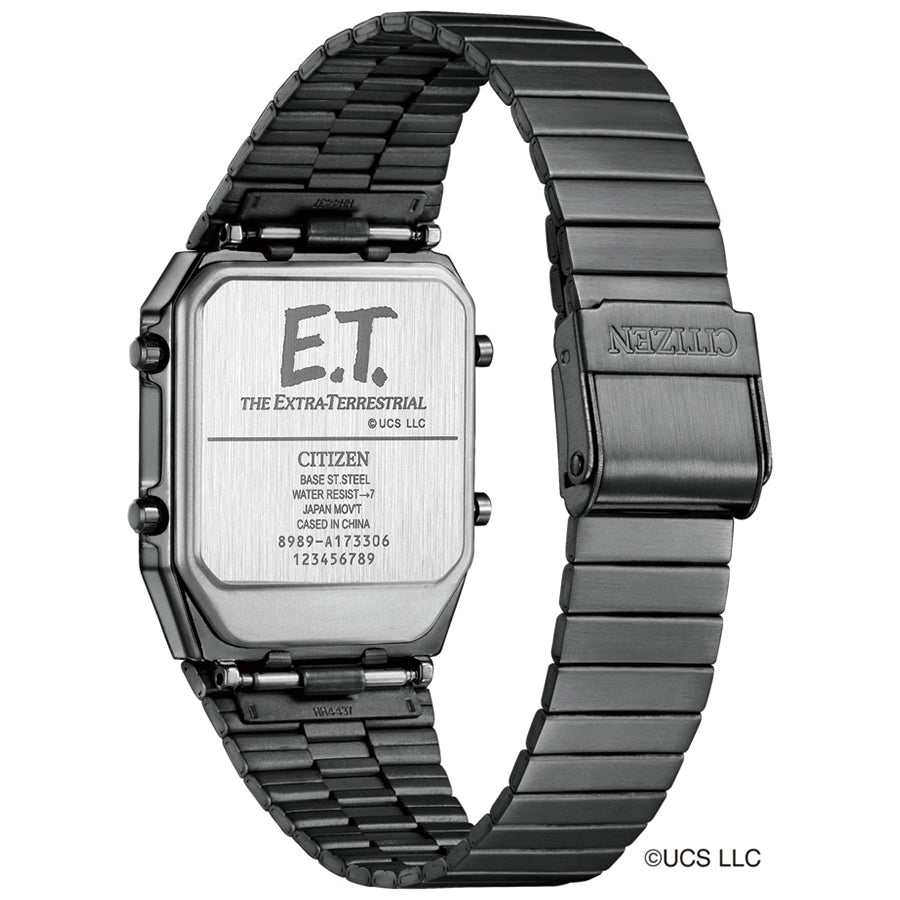 シチズン レコードレーベル ANA-DIGI TEMP アナデジテンプ ユニバーサル 限定モデル E.T. JG2137-62L メンズ 腕時計 クオーツ 電池式 ブラック