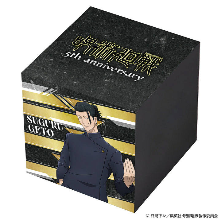 エンジェルクローバー アニメ『呪術廻戦』 5周年記念 コラボレーションモデル 夏油傑 JU40-GE メンズ ソーラー クロノグラフ ブラック 革ベルト