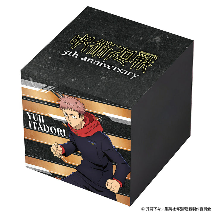 エンジェルクローバー アニメ『呪術廻戦』 5周年記念 コラボレーションモデル 虎杖悠仁 JU40-IT メンズ ソーラー クロノグラフ ブラック 革ベルト