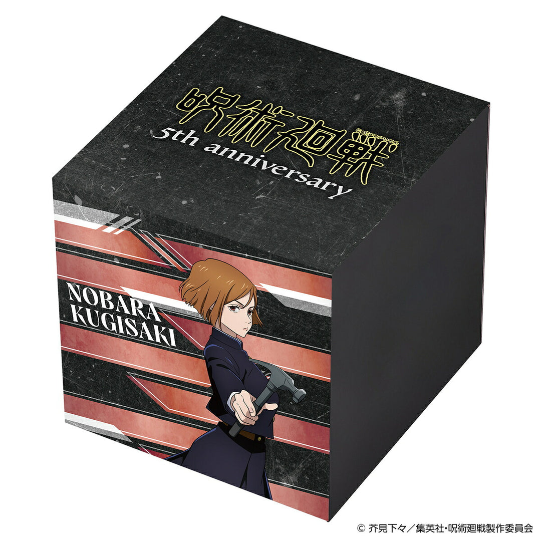 エンジェルクローバー アニメ『呪術廻戦』 5周年記念 コラボレーションモデル 釘崎野薔薇 JU40-KU メンズ ソーラー クロノグラフ ブラック 革ベルト
