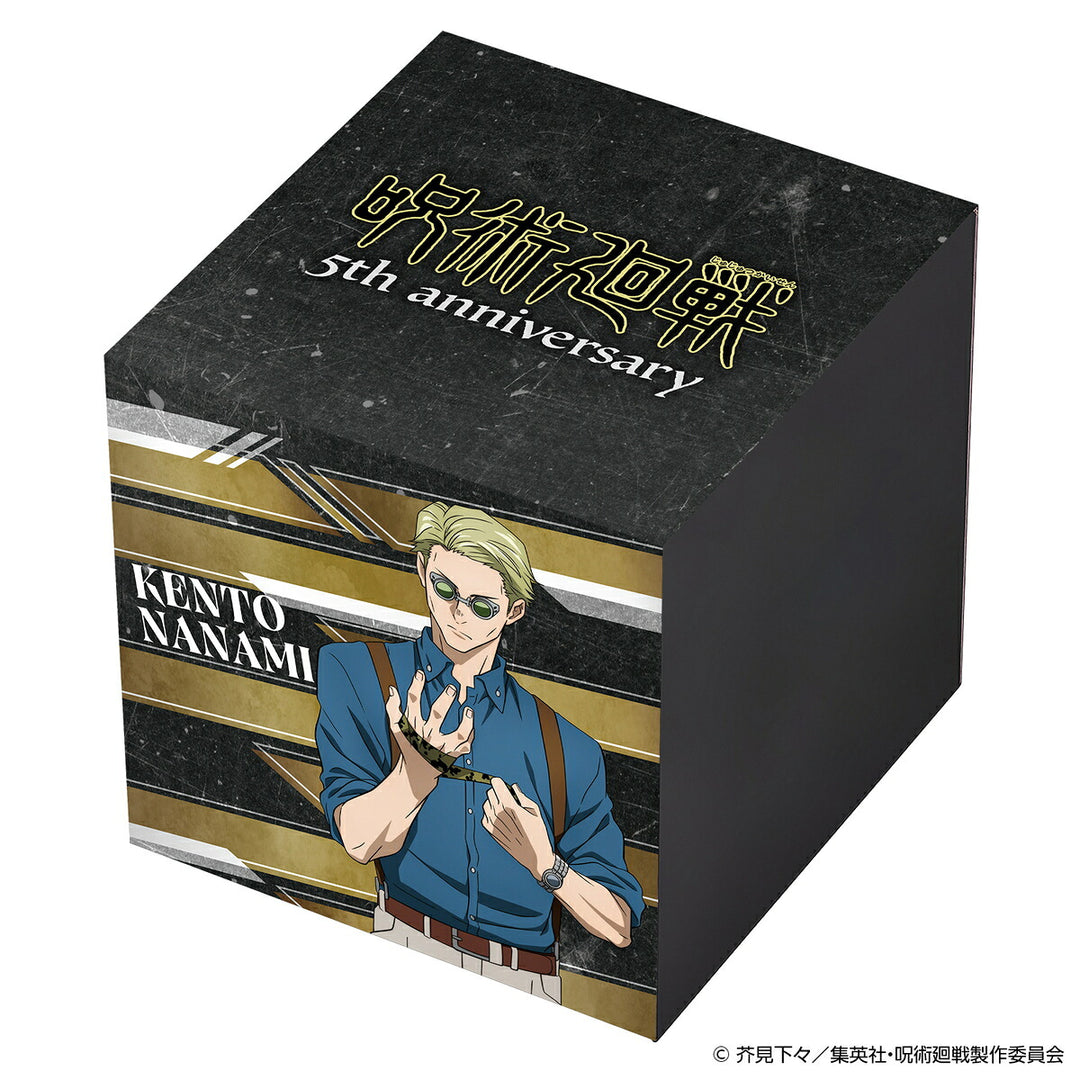 エンジェルクローバー アニメ『呪術廻戦』 5周年記念 コラボレーションモデル 七海建人 JU40-NA メンズ ソーラー クロノグラフ ブルーダイヤル メタルバンド