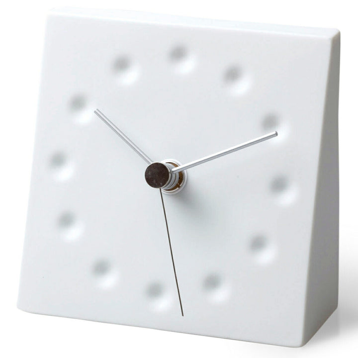 タカタレムノス 置き時計 デザインオブジェクト ドロップス ドロー ザ エグジスタンス クオーツ 電池式 スイープセコンド 塚本 カナエ KC10-12