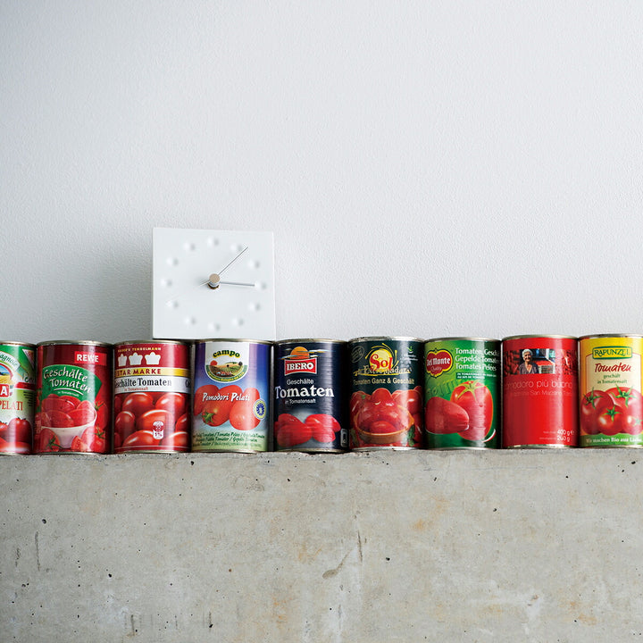 タカタレムノス 置き時計 デザインオブジェクト ドロップス ドロー ザ エグジスタンス クオーツ 電池式 スイープセコンド 塚本 カナエ KC10-12