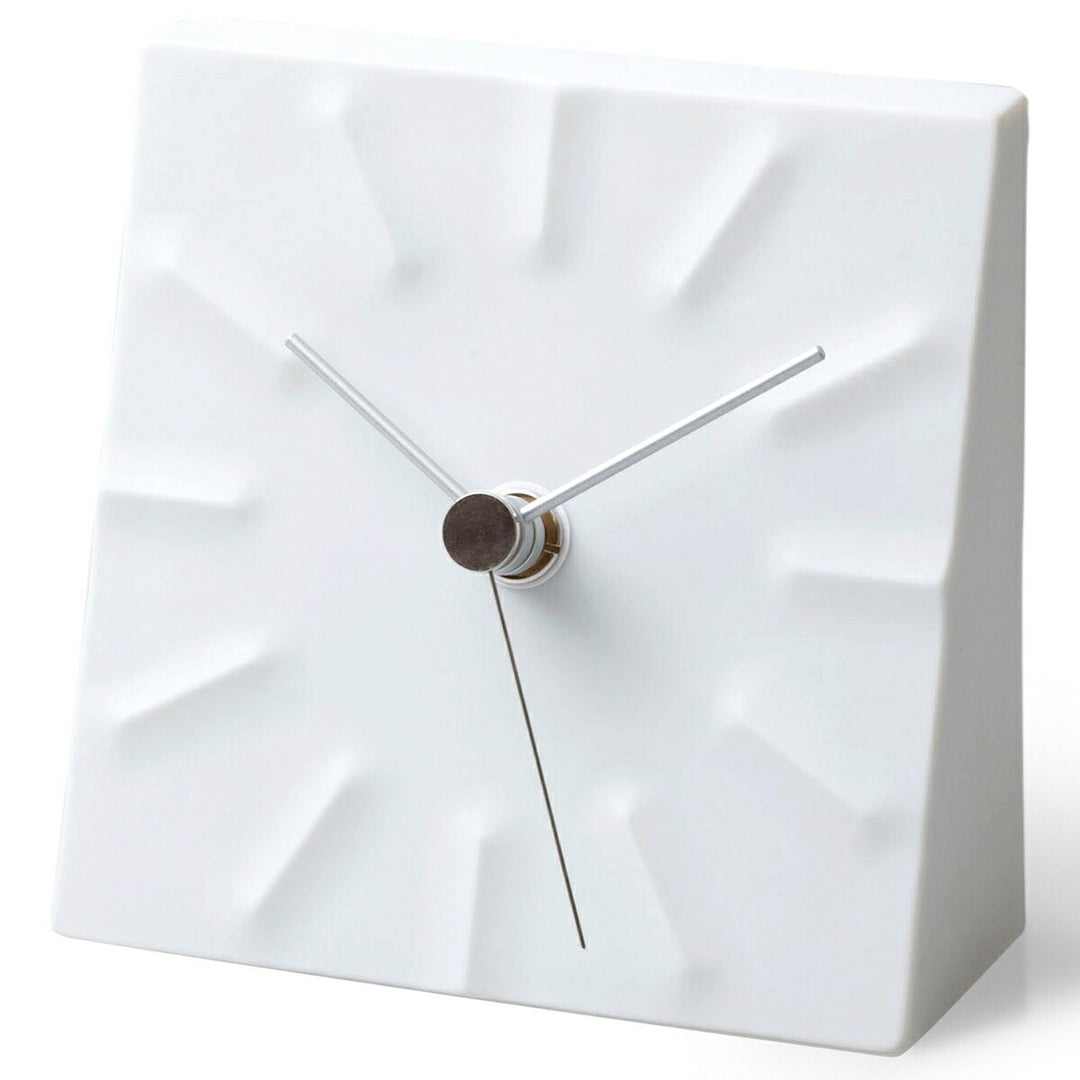 タカタレムノス 置き時計 デザインオブジェクト テンション クオーツ 電池式 スイープセコンド 塚本 カナエ KC10-13