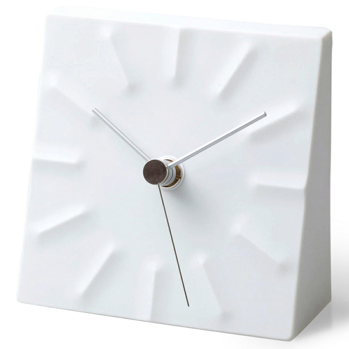 タカタレムノス 置き時計 デザインオブジェクト テンション クオーツ 電池式 スイープセコンド 塚本 カナエ KC10-13