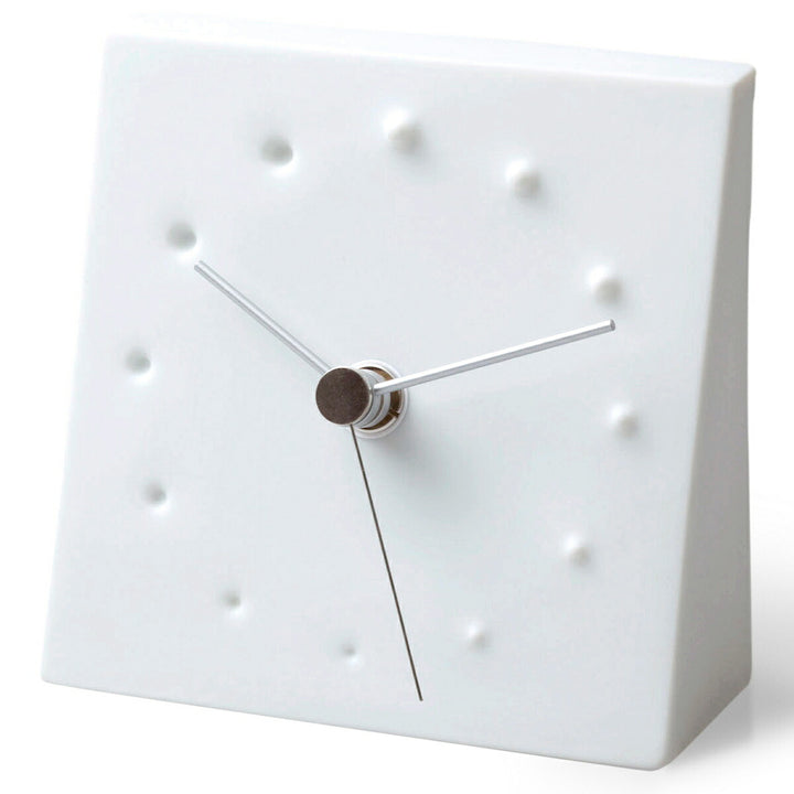 タカタレムノス 置き時計 デザインオブジェクト ファイヤーワークス クオーツ 電池式 スイープセコンド 塚本 カナエ KC10-14