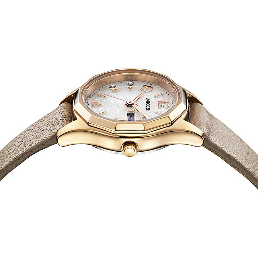 シチズン ウィッカ 多角形ベゼル KH3-525-90 レディース ソーラー