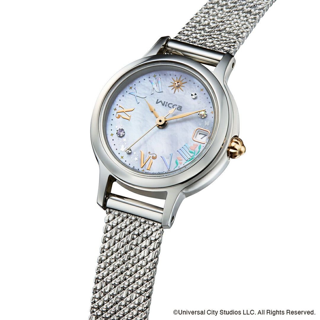 シチズン ウィッカ 映画『ウィキッド 永遠の約束』 スペシャルモデル グリンダ KH4-912-21 レディース ソーラー シルバー