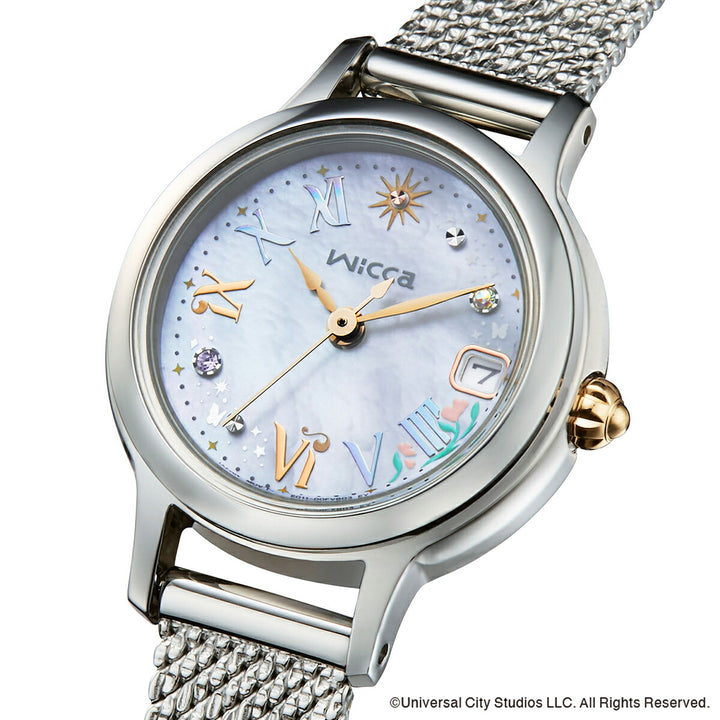シチズン ウィッカ 映画『ウィキッド 永遠の約束』 スペシャルモデル グリンダ KH4-912-21 レディース ソーラー シルバー