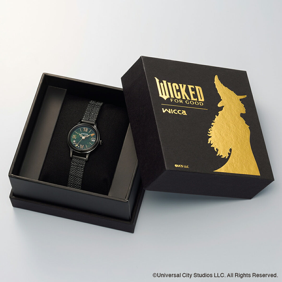 シチズン ウィッカ 映画『ウィキッド 永遠の約束』 スペシャルモデル エルファバ KH4-947-41 レディース ソーラー ブラック