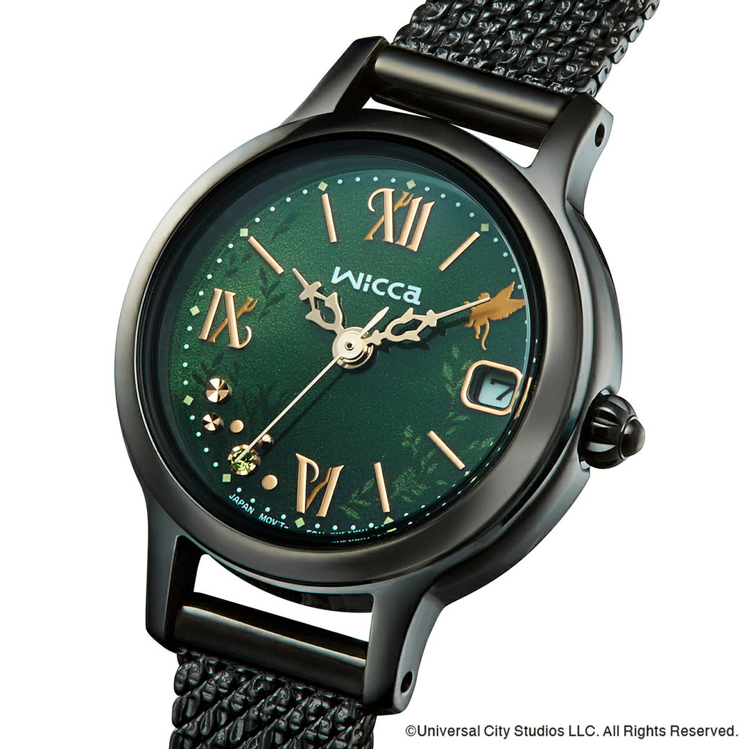 シチズン ウィッカ 映画『ウィキッド 永遠の約束』 スペシャルモデル エルファバ KH4-947-41 レディース ソーラー ブラック