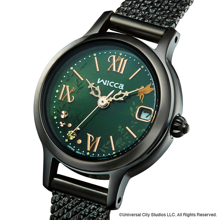 シチズン ウィッカ 映画『ウィキッド 永遠の約束』 スペシャルモデル エルファバ KH4-947-41 レディース ソーラー ブラック