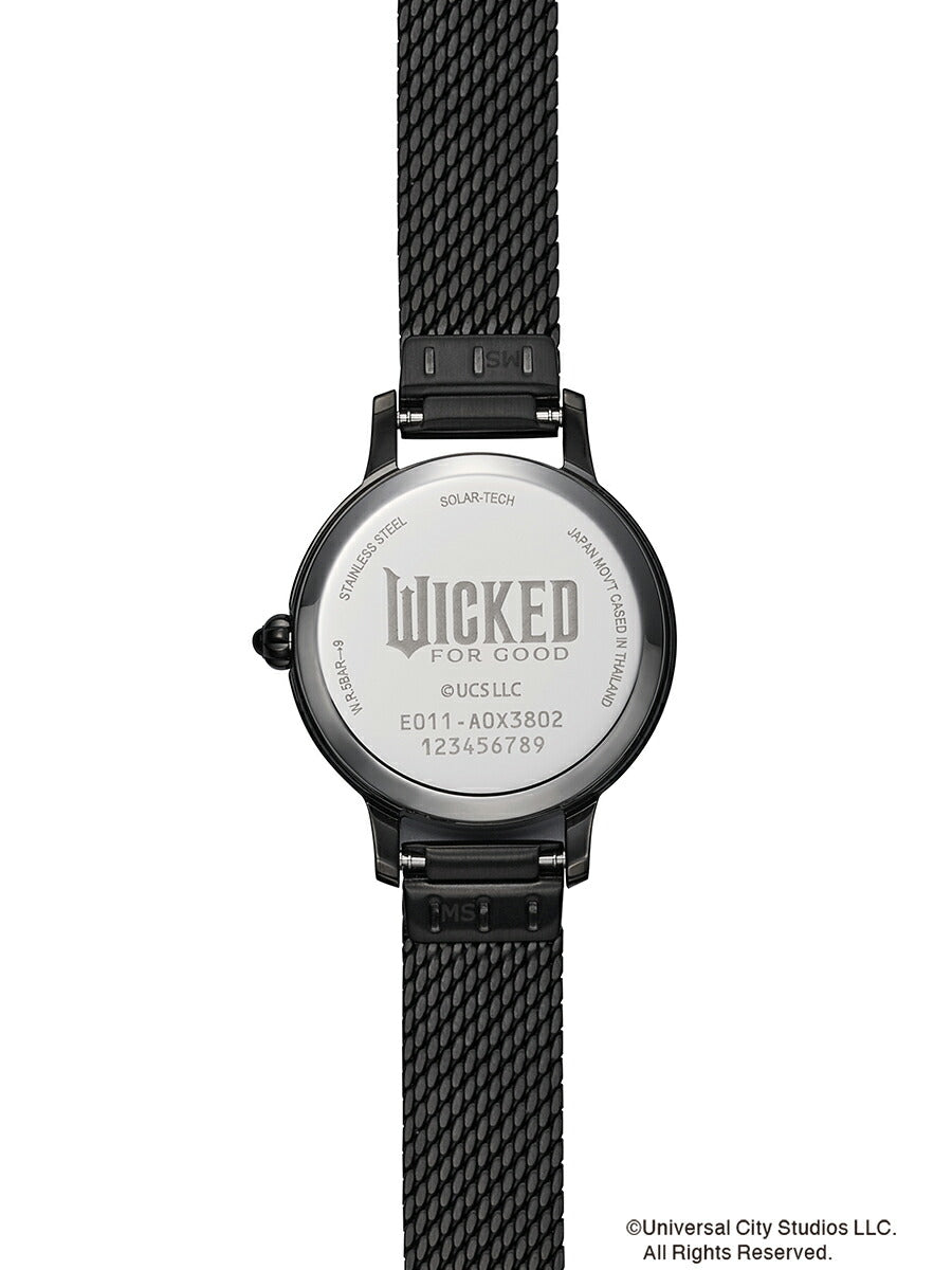 シチズン ウィッカ 映画『ウィキッド 永遠の約束』 スペシャルモデル エルファバ KH4-947-41 レディース ソーラー ブラック