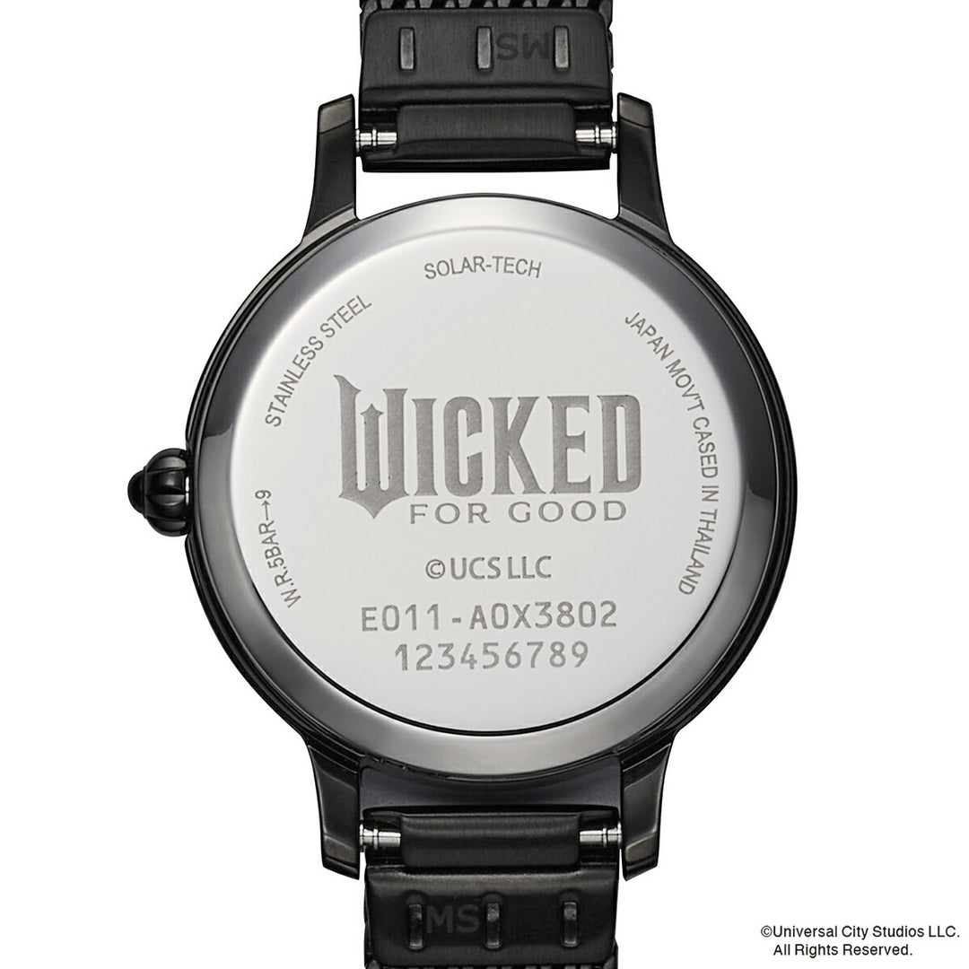 シチズン ウィッカ 映画『ウィキッド 永遠の約束』 スペシャルモデル エルファバ KH4-947-41 レディース ソーラー ブラック