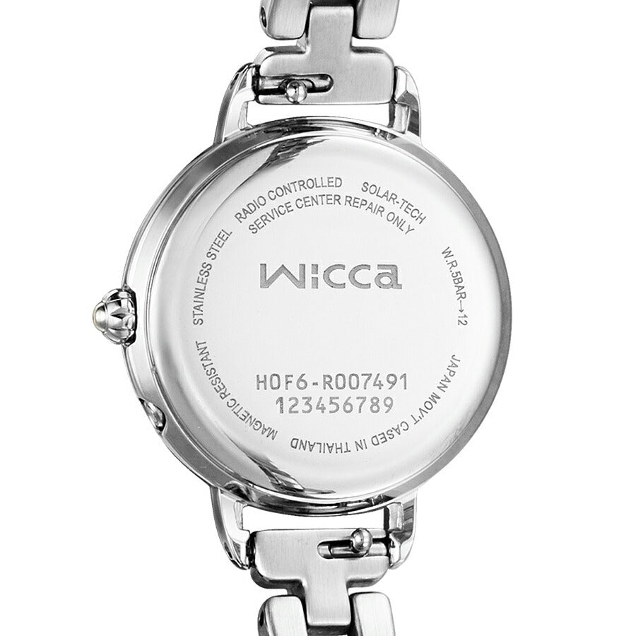 シチズン ウィッカ カフェタイム 限定モデル KL0-511-21 レディース ソーラー電波 白蝶貝ダイヤル 替えベルトつき