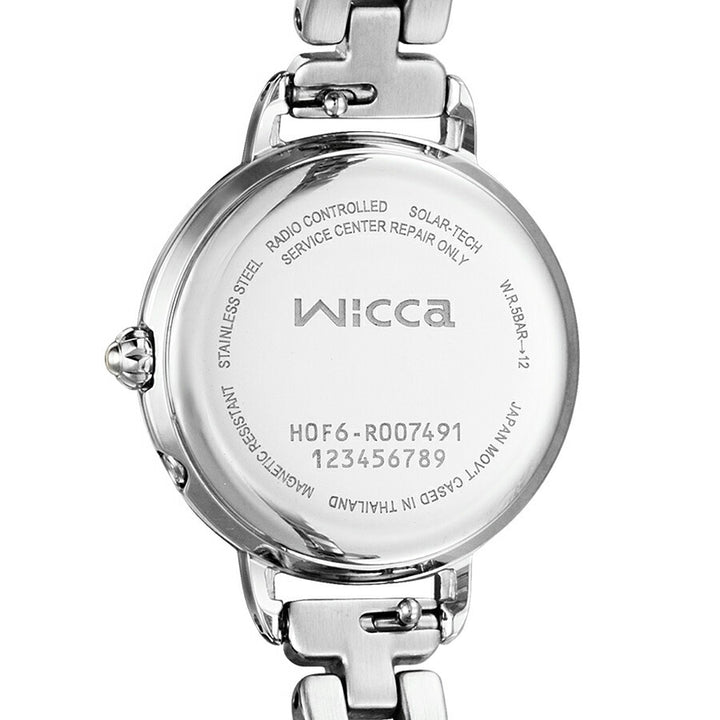 シチズン ウィッカ カフェタイム 限定モデル KL0-511-21 レディース ソーラー電波 白蝶貝ダイヤル 替えベルトつき